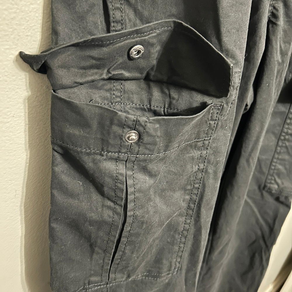 No Boundaries Pants M 32-34 Black New Straight Fit Drawstring Utility Cargo Y2k - Picture 9 of 12